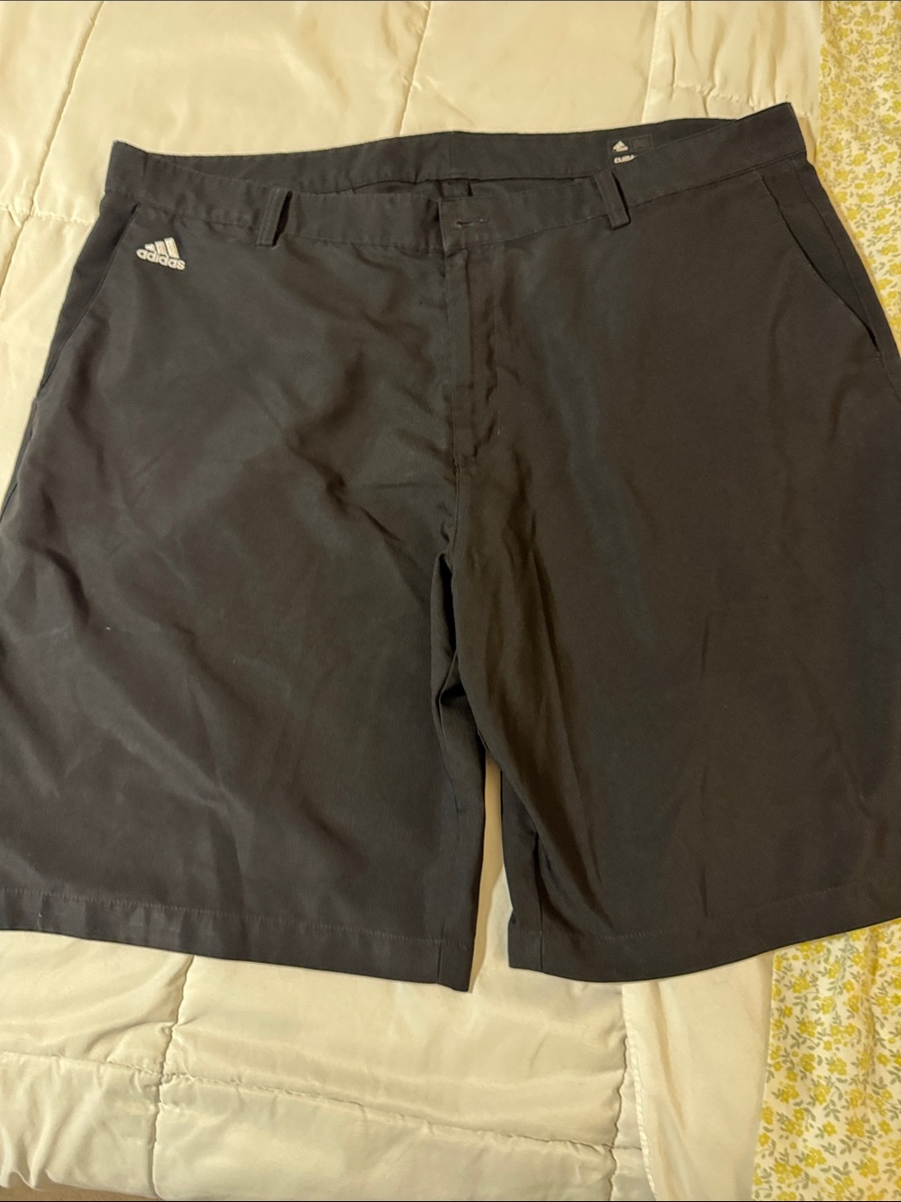 adidas Black Athletic Men's Shorts with Logo